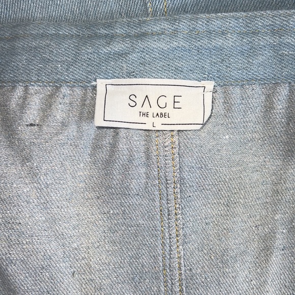 Sage The Label Overalls Denim. R-35 - Picture 12 of 13